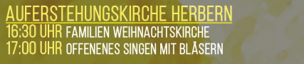Heilig Abend in der Aufertstehungskirche Herbern