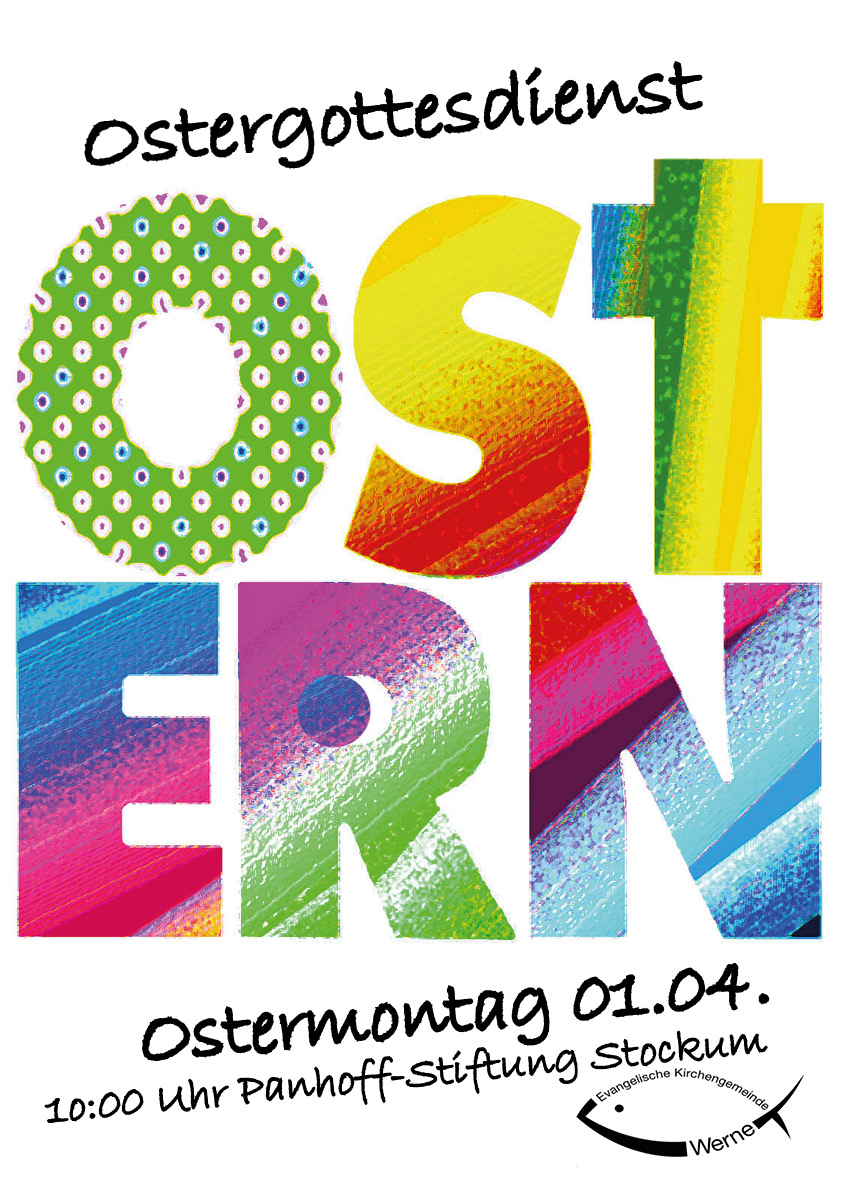 Ostergottesdienst, Ostermontag 01.04.24 um 10 Uhr in der Panhoff-Stiftung Stockum