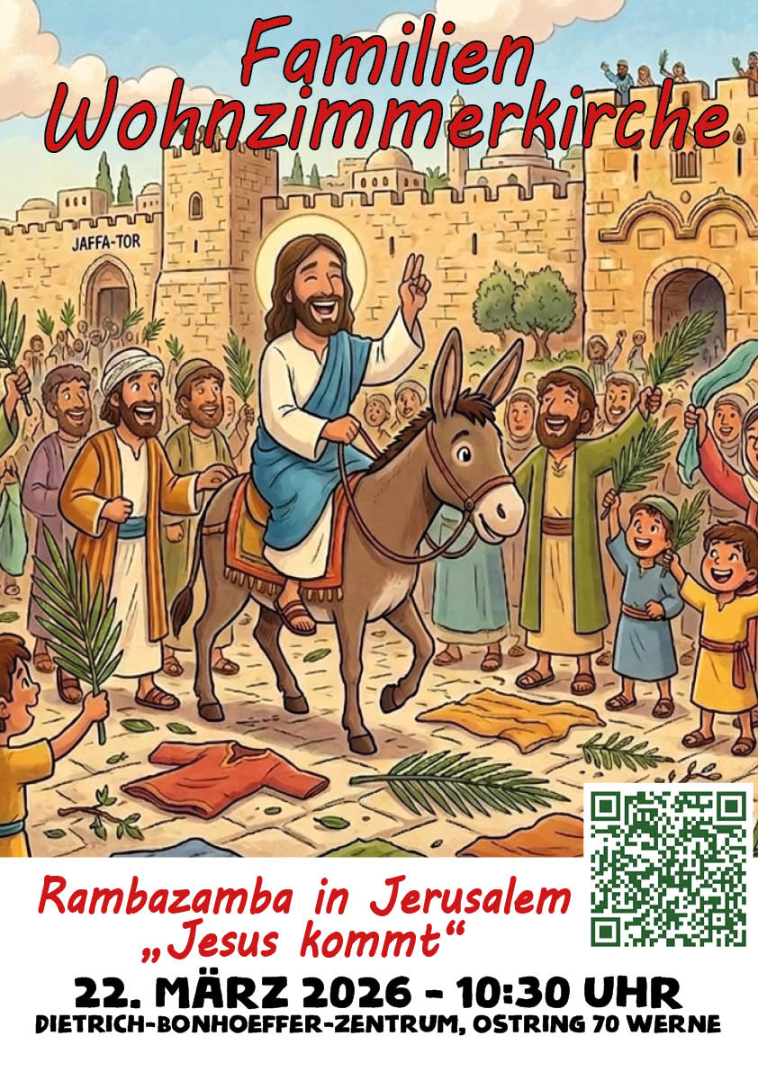 Familienkirche "Rambazamba in Jerusalem-Jesus kommt"