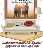 Wohnzimmerkirche Begrüßung der neuen Konfi-Teens