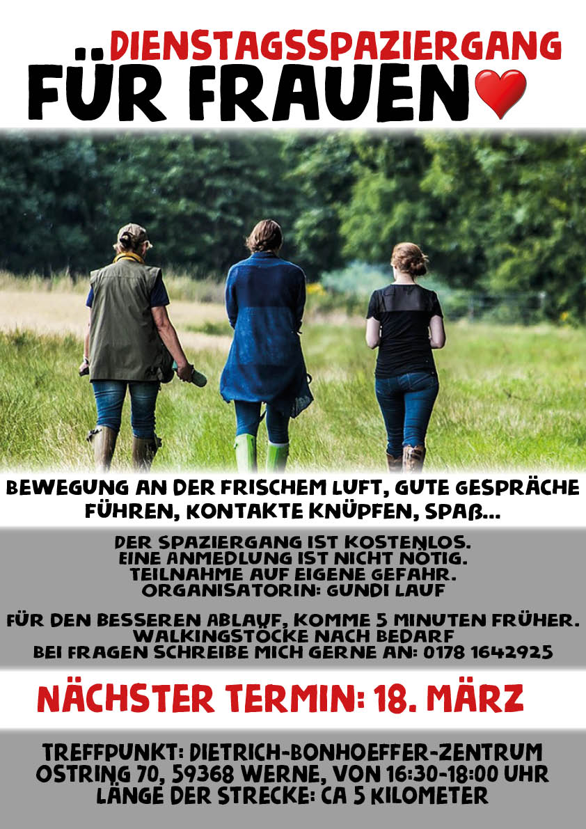 Dienstagsspaziergang für Frauen