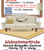 Wohnzimmerkirche "Spezial" mit Party zum 100. der Kirchengemeinde