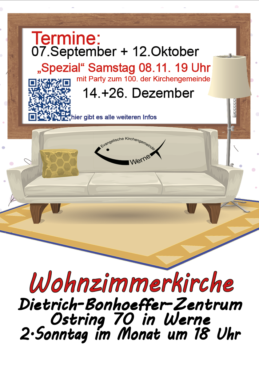 Wohnzimmerkirche "Spezial" mit Party zum 100. der Kirchengemeinde
