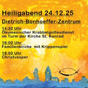 Heiligabend 2025: Ökumenischer Krabbelgottesdienst